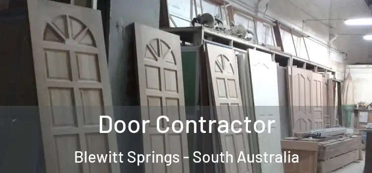Door Contractor Blewitt Springs - South Australia