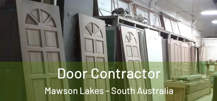 Door Contractor Mawson Lakes - South Australia