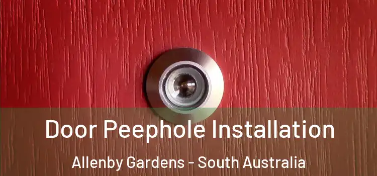 Door Peephole Installation Allenby Gardens - South Australia