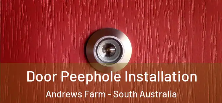 Door Peephole Installation Andrews Farm - South Australia