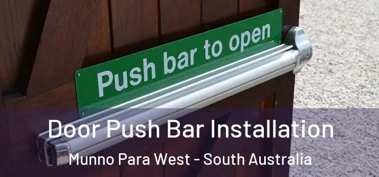 Door Push Bar Installation Munno Para West - South Australia