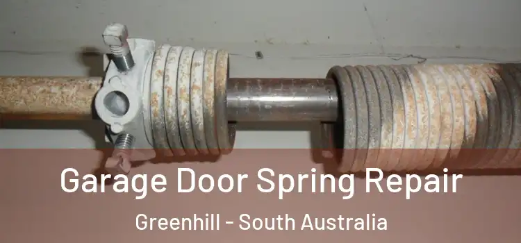 Garage Door Spring Repair Greenhill - South Australia