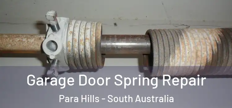 Garage Door Spring Repair Para Hills - South Australia
