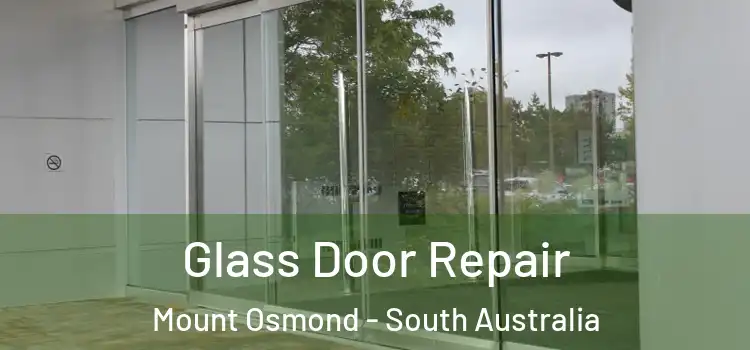 Glass Door Repair Mount Osmond - South Australia