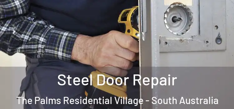 Steel Door Repair The Palms Residential Village - South Australia